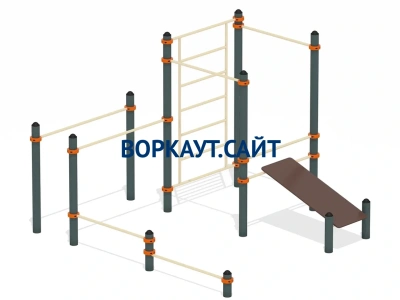 Спортивный комплекс воркаут ВС-43 в Мариуполе