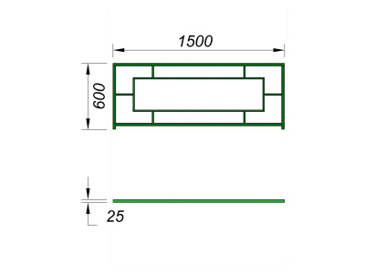 Ограждение площадки МАФ 5000 в Мариуполе