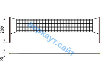 Волейбольные стойки СИО 3515 в Мариуполе