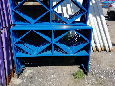 Ограждение площадки МАФ 5001 в Мариуполе