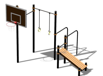 Спортивный комплекс воркаут ВС-143 в Мариуполе