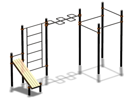 Спортивный комплекс воркаут ВС-74 в Мариуполе