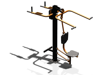 Уличный тренажер "Верхняя тяга Брусья Пресс" УТ339 в Мариуполе