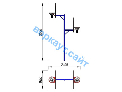 Баскетбольный щит двойной СИО 3511 в Мариуполе