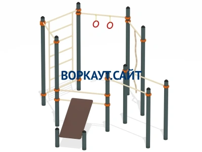 Спортивный комплекс воркаут ВС-49 в Мариуполе